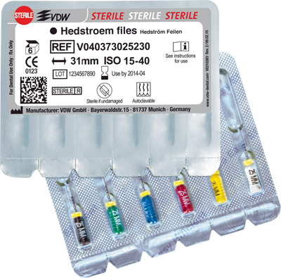 Hedströmsfil 31mm 08 steril 6st
