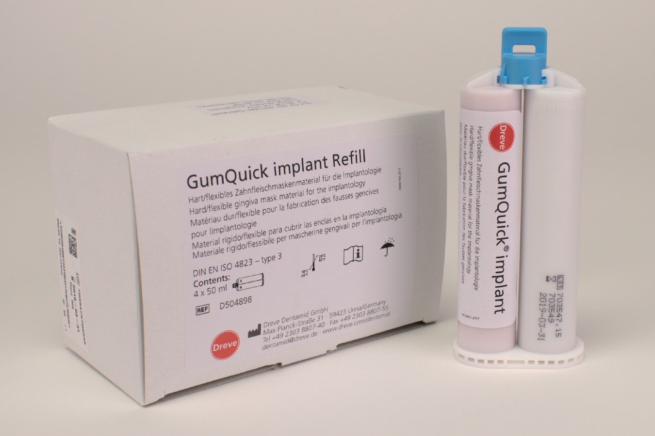 GumQuick Implant Refill 4x50ml 