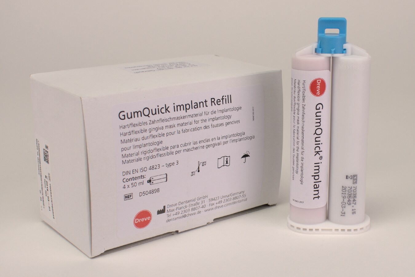 GumQuick Implant Refill 4x50ml 