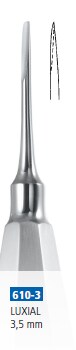 Luxial elevator tunn/fin rak 3.5mm 12,5cm