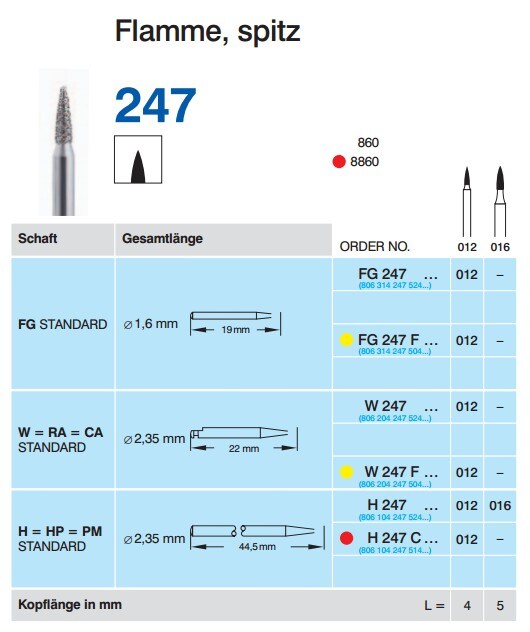 Vst Diamantborr W 248 012 C
