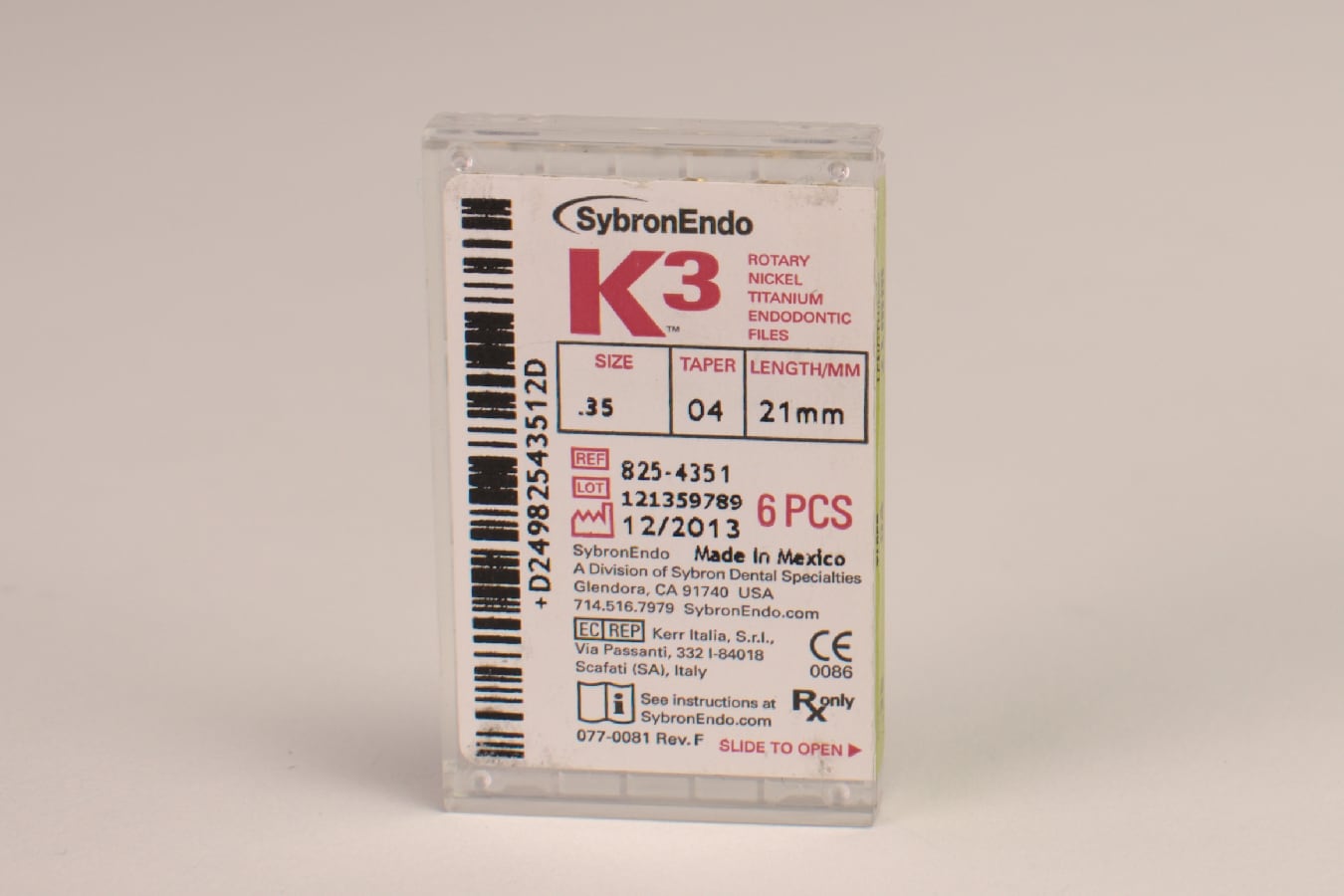 K3 NiTi-Files .04/35 21mm 6st
