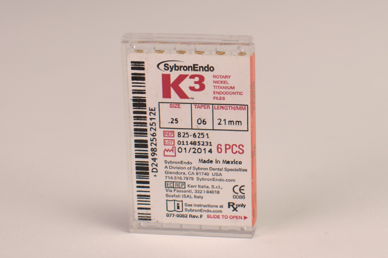 K3 NiTi-Files .06/25 21mm 6st