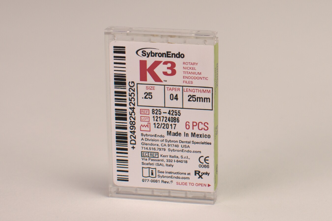 K3 NiTi-Files .04/25 25mm 6st