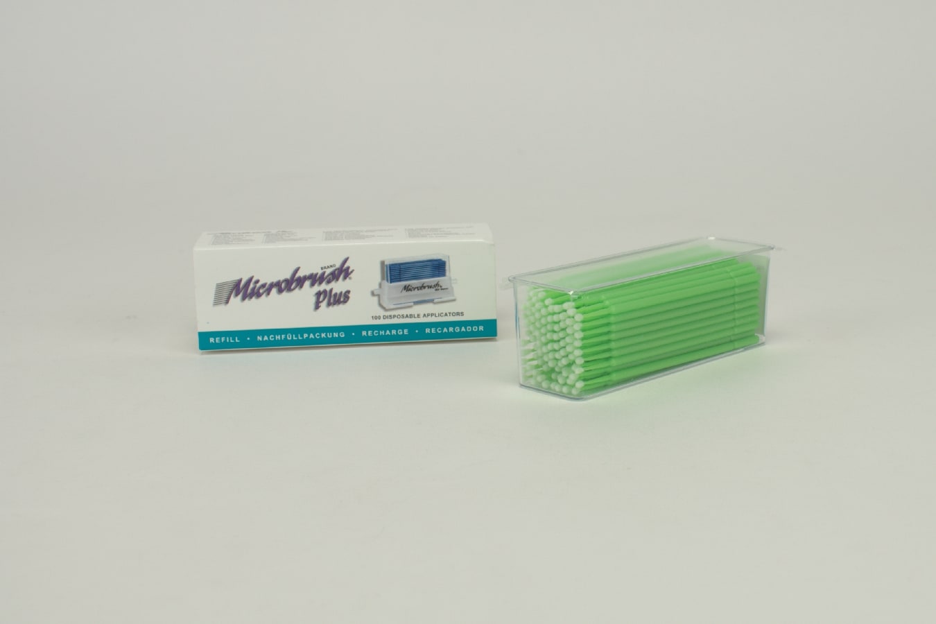 Microbrush Plus Dispenser Regular grön 100st