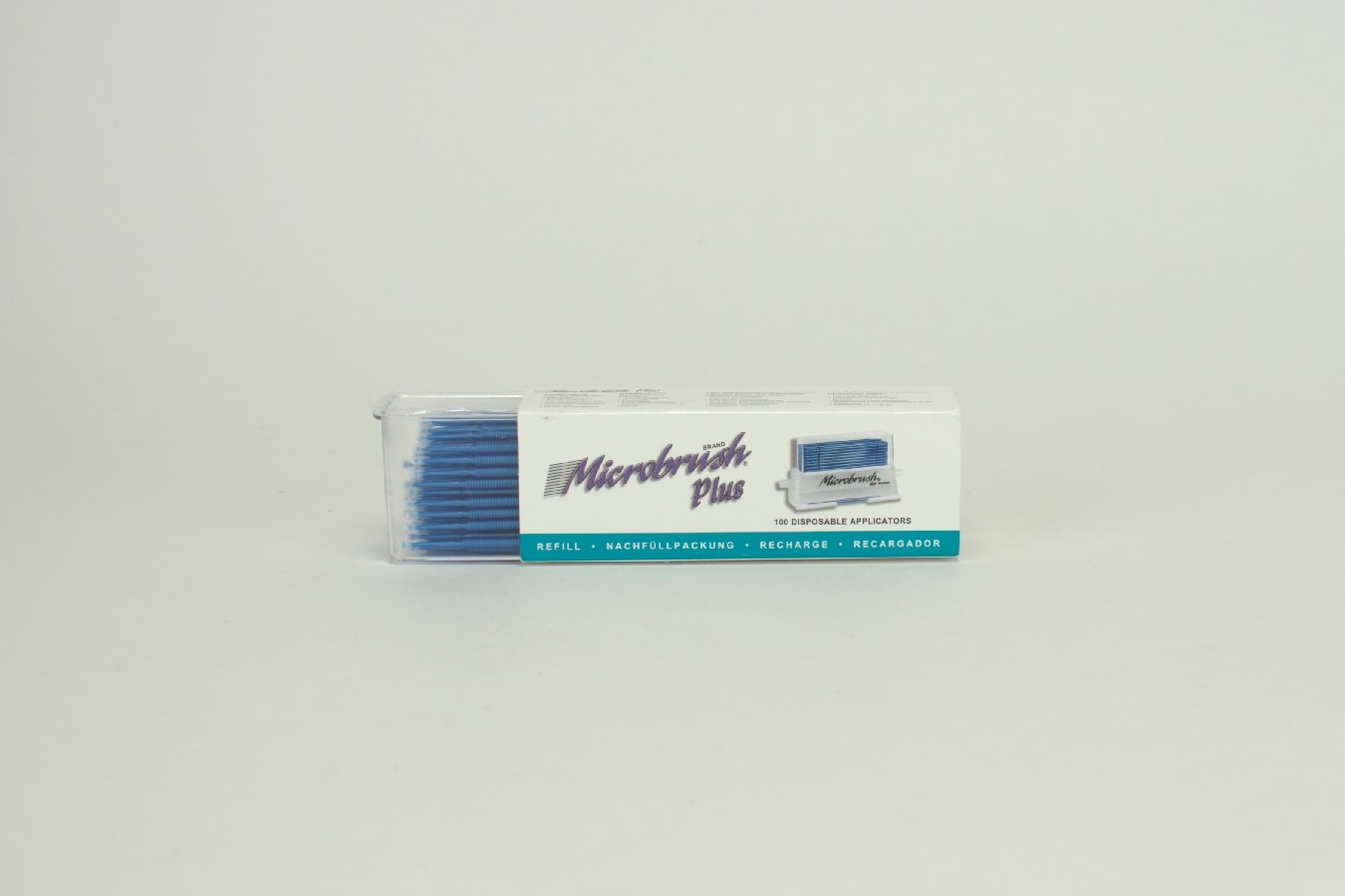 Microbrush Plus Dispenser Regular blå 100st