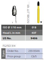 Diatech HM Finir FG CF379.018 5st