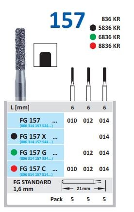 Fg Diamantborr 157 014 C fin 5st