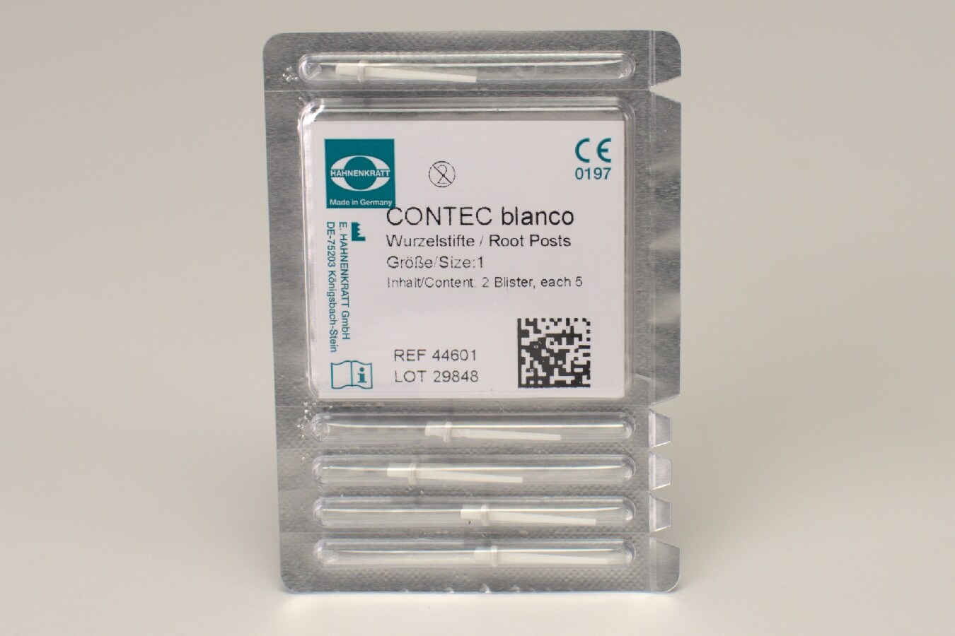 Contec Blanco Fiberstift nr 1 vit 1,30mm vit 10st