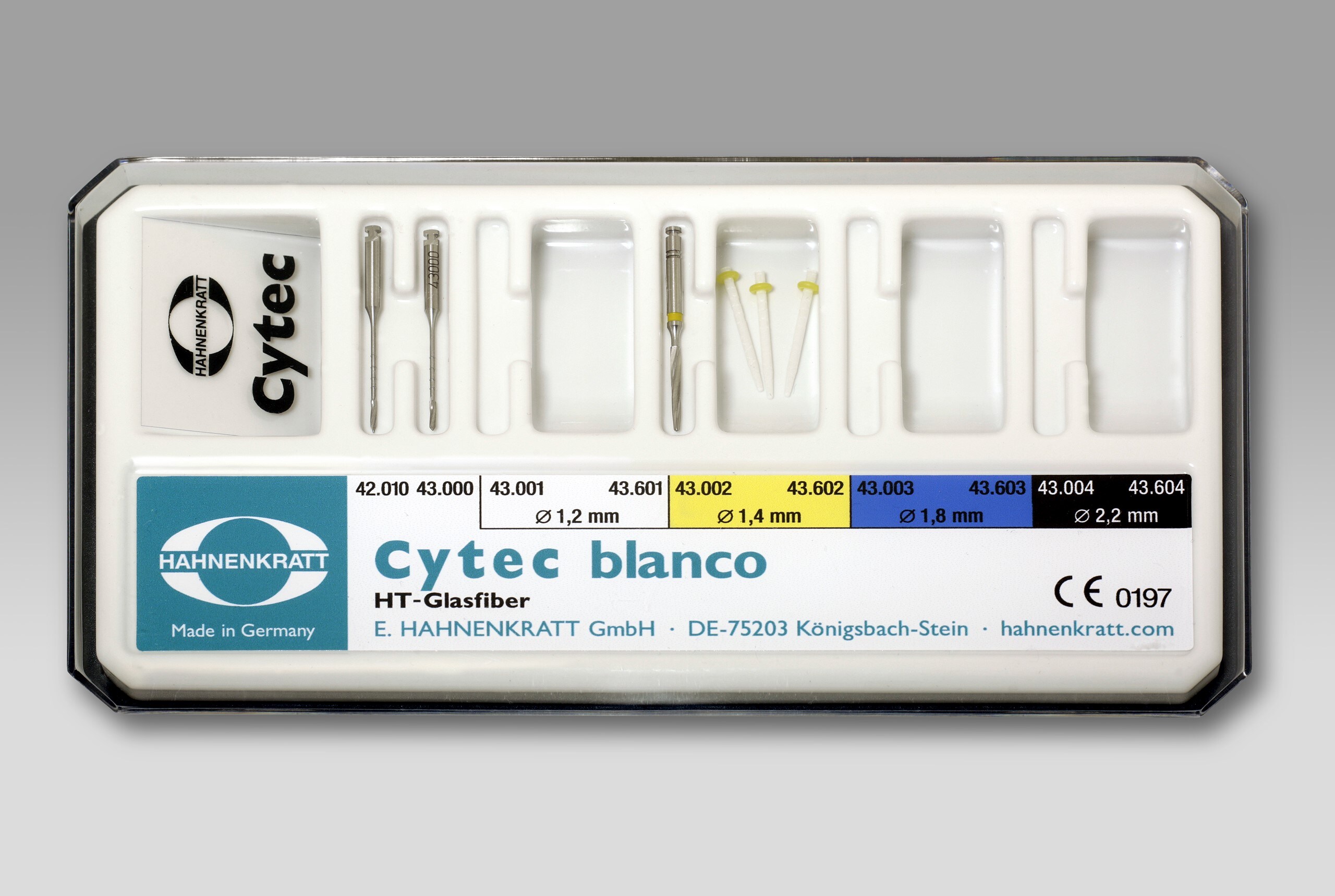 Cytec Blanco Fiberstift vit Test-Set