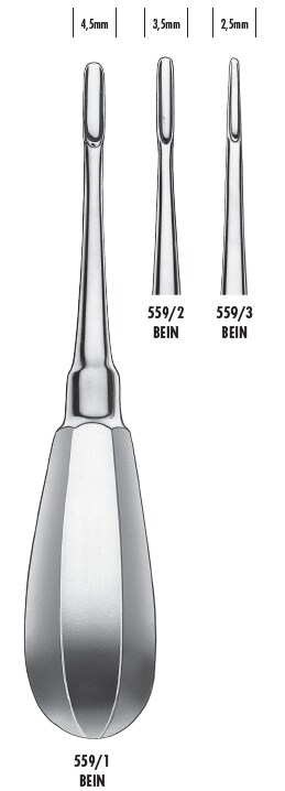 Rothävel Bein rak 2,5mm