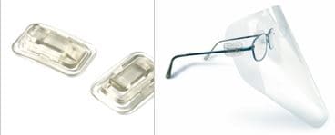 Vista-Tec ClipOn för Glasögon Visir 2st+ 5skydd