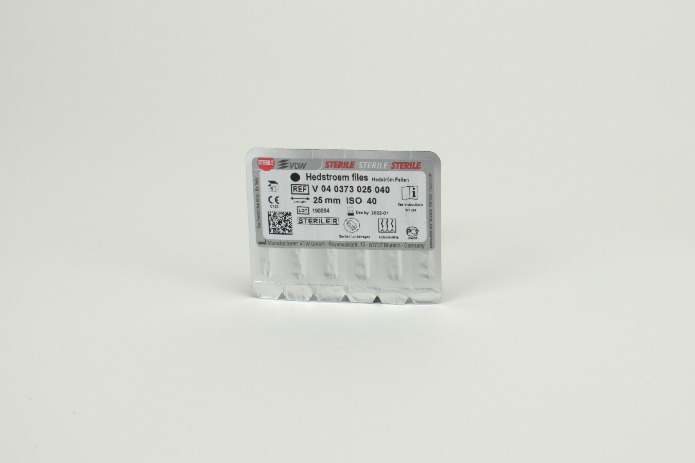 Hedströmsfil 25mm 40 steril 6st