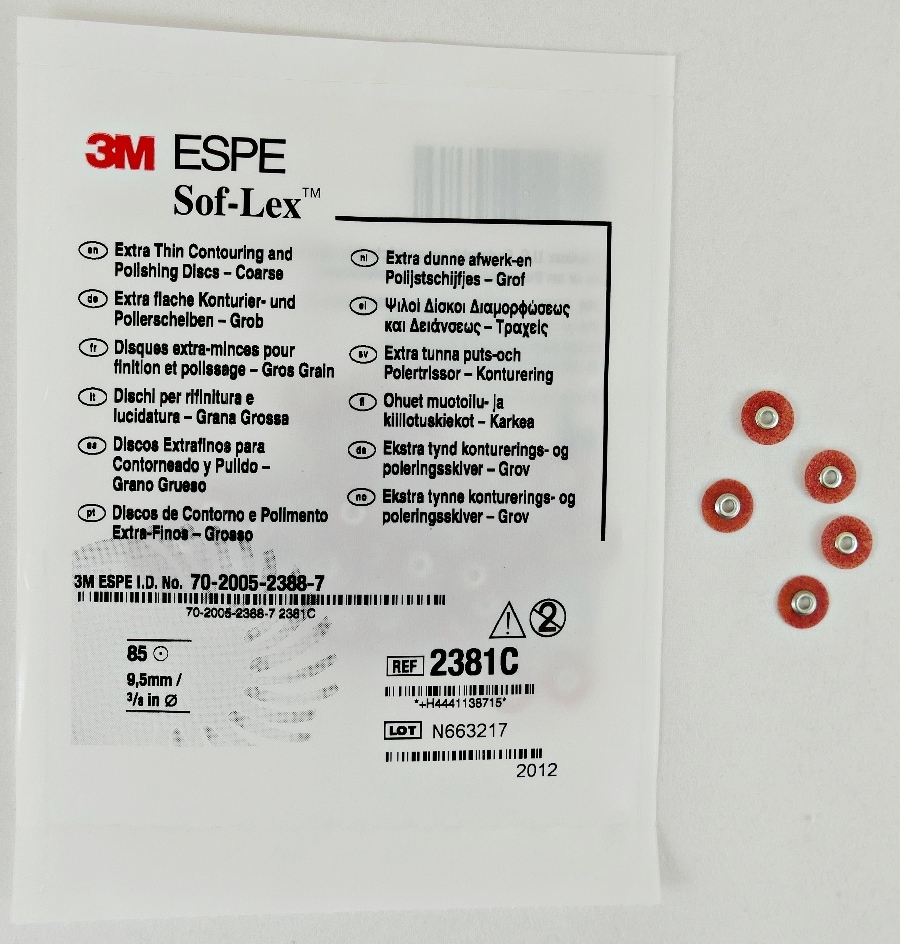 Sof-Lex XT 2381C 9,5mm grov 85st