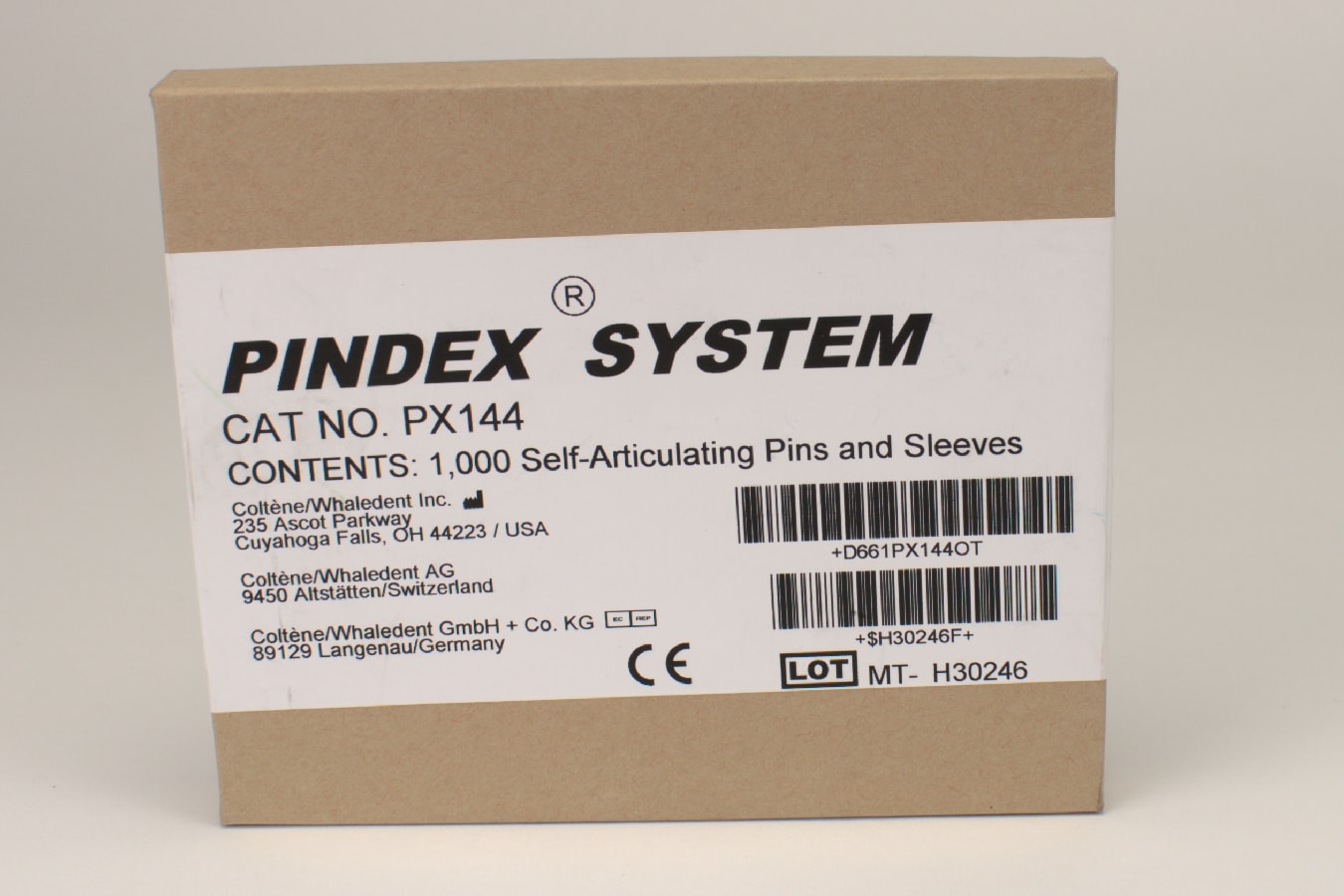 Pindex Pins med hylsa 1000st