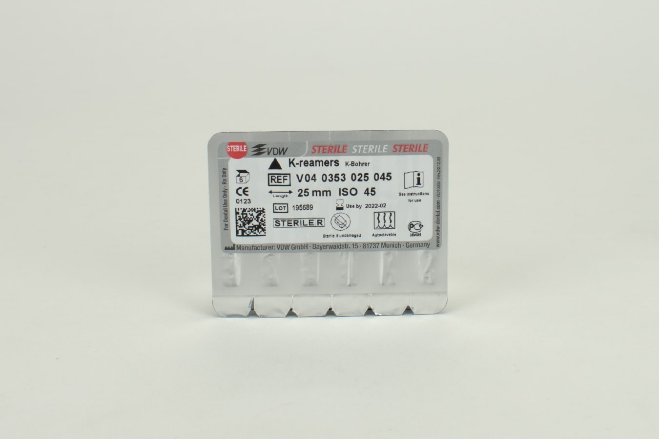 K-Reamer 25mm 45 steril 6st