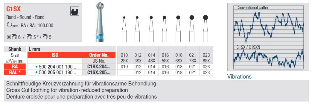 Vst HM Borr C1SX 204 016  6st