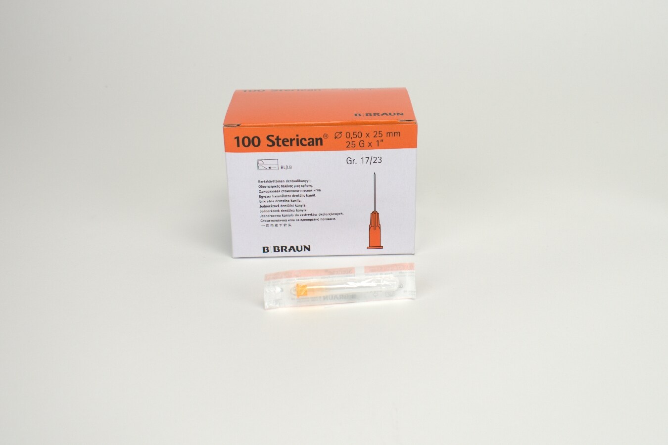 Injektionskanyl Sterican 25G 0,5x25mm 17/23 100st