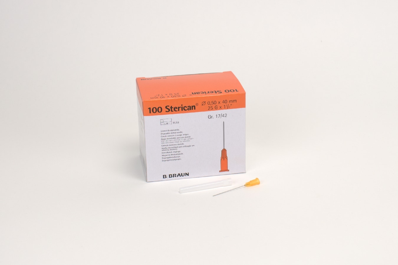 Injektionskanyl Sterican 25G 0,5x40mm 17/42 100st