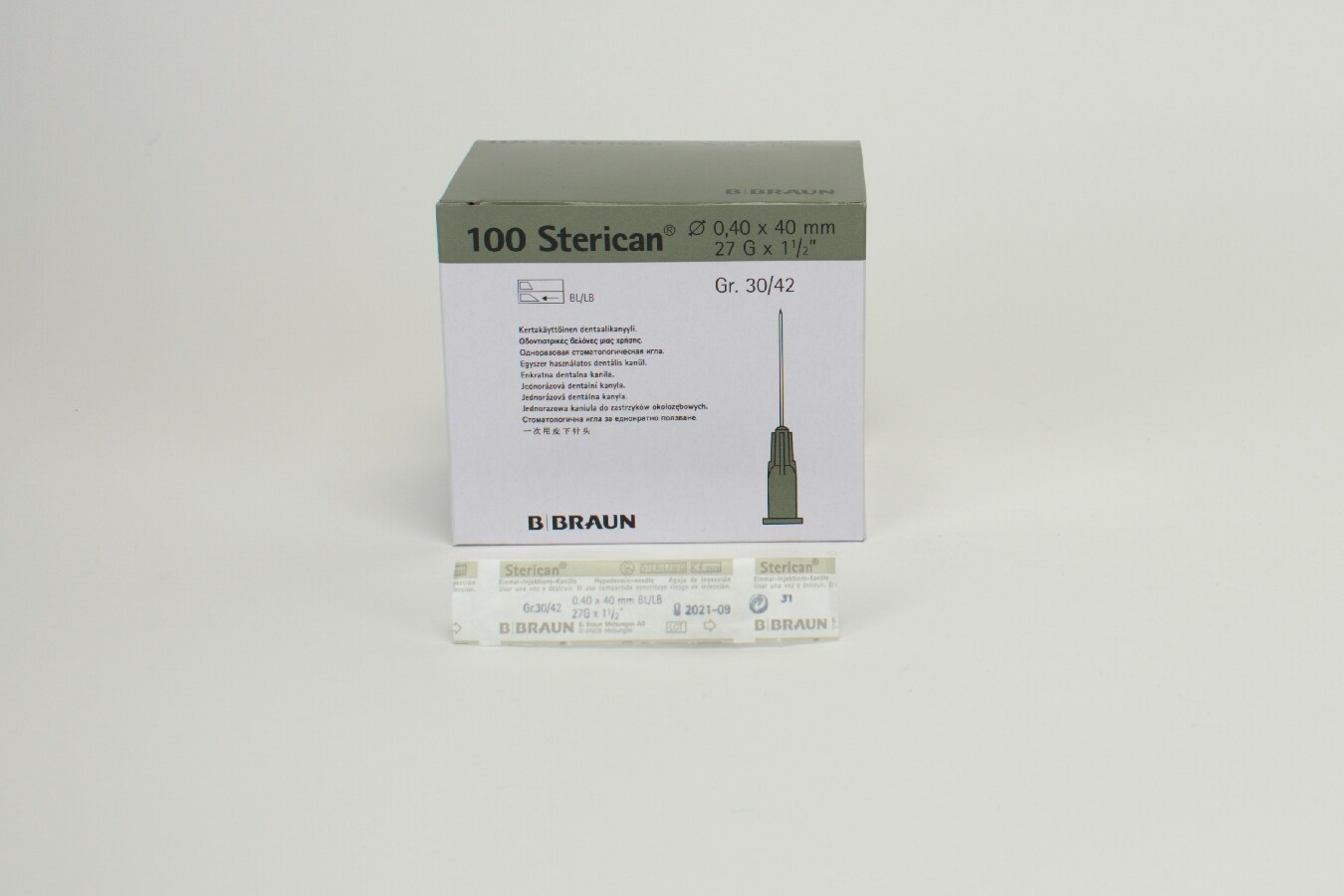 Injektionskanyl Sterican 27G 0,4x40mm 30/42 100st