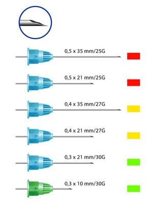 Injektionskanyl Miraject 0,5x35mm 25G 100st