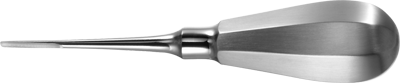 Rothävel Bein 3mm rak 14cm