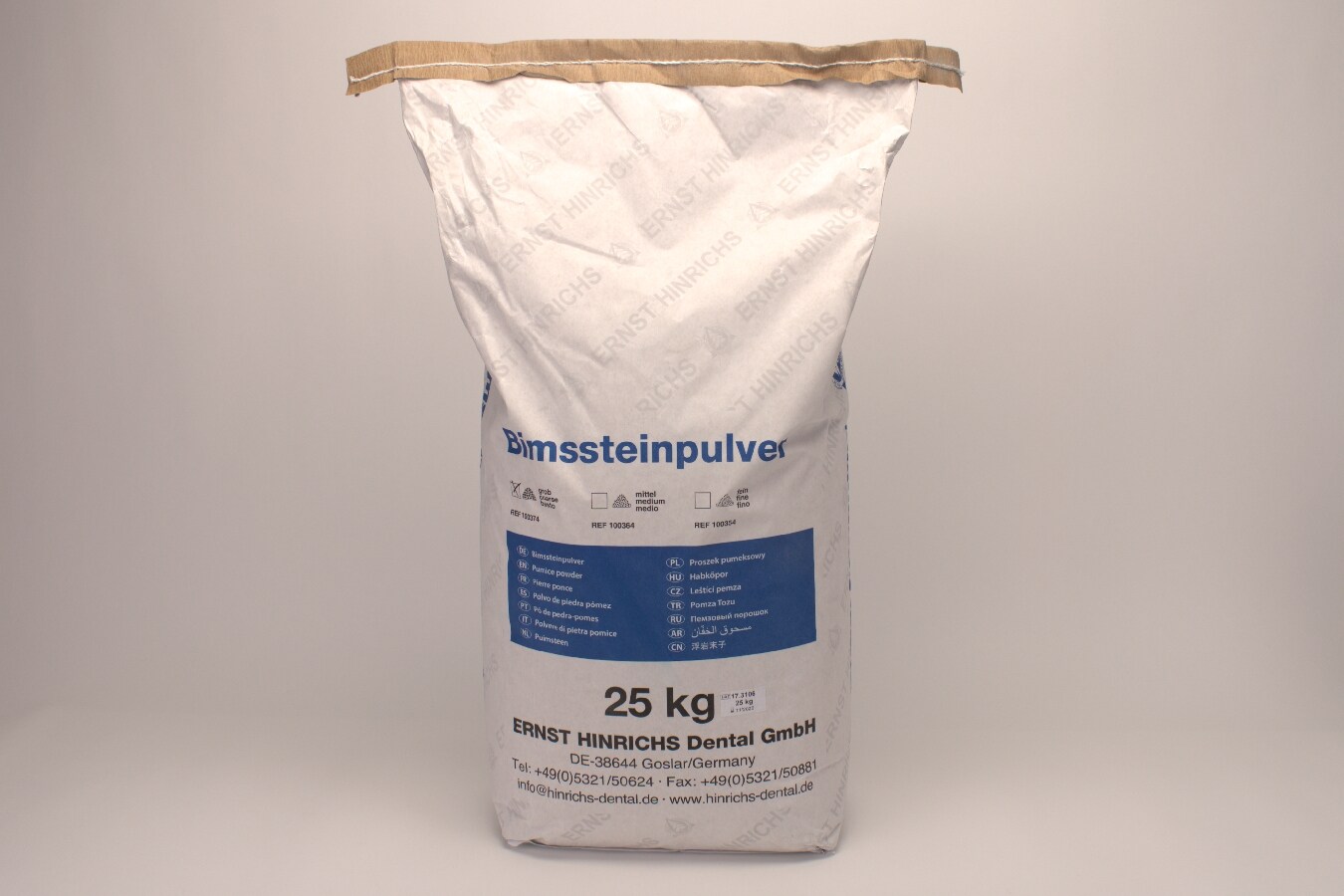 Pimpstenspulver grov 25kg