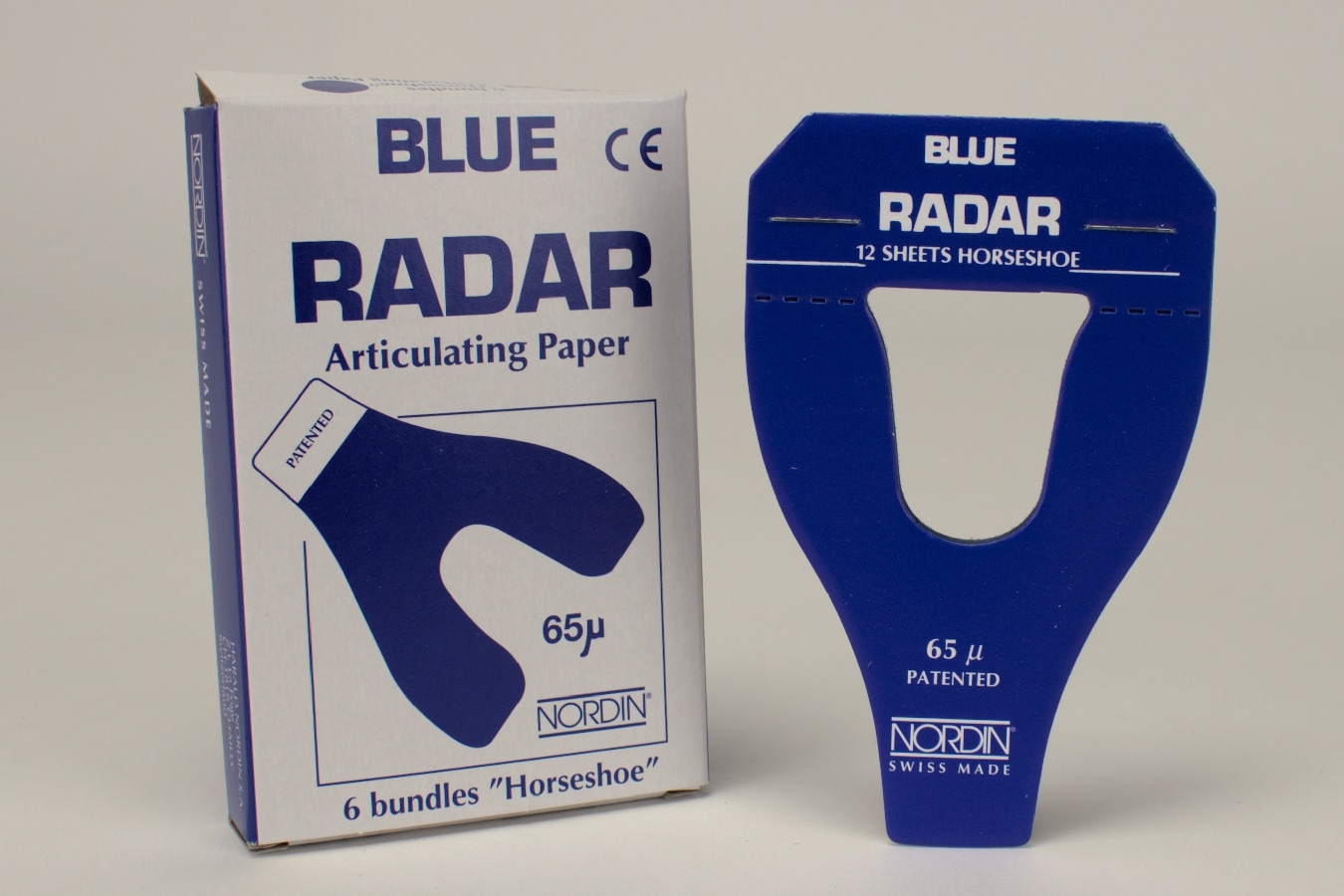 Artikulationspapper Blue Radar U-form 6x12blad