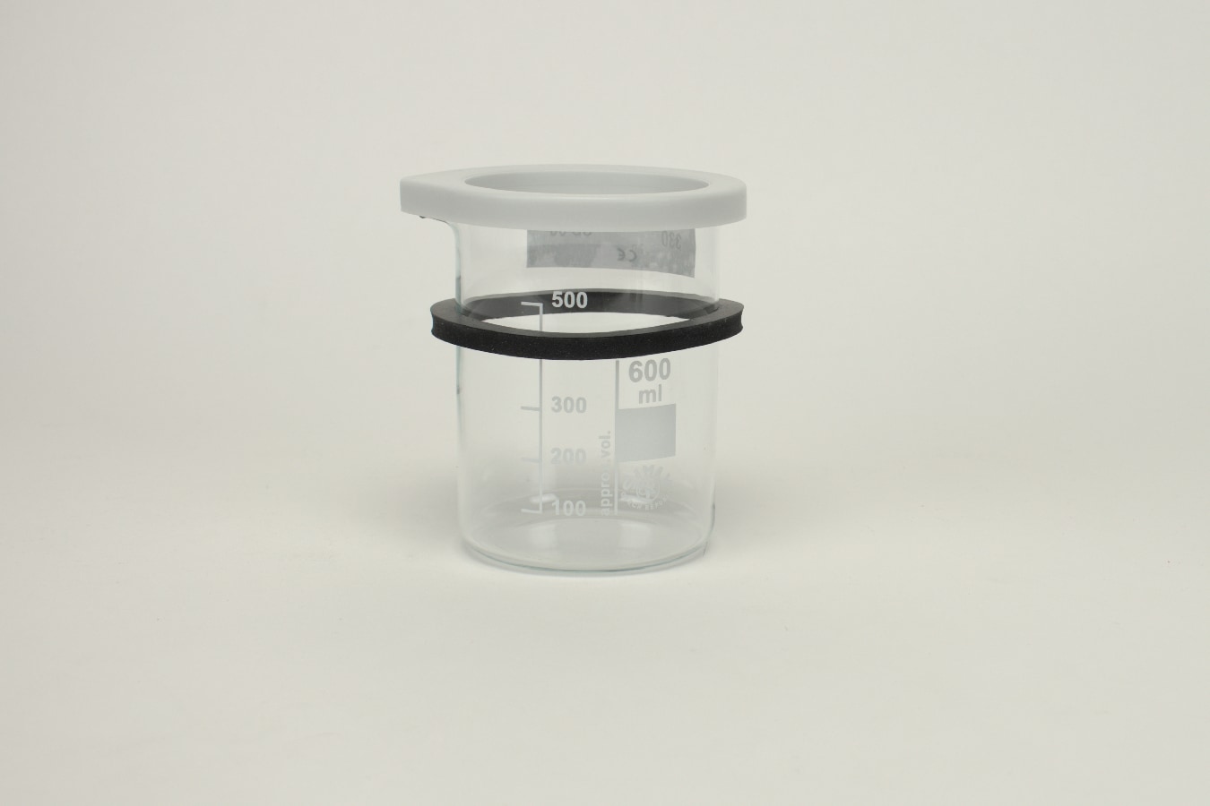 Bägare glas Sonorex SD06 med lock