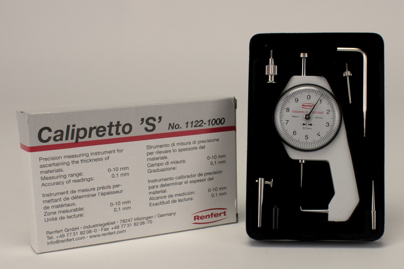 Calipretto-S Precisionsmätinstrument