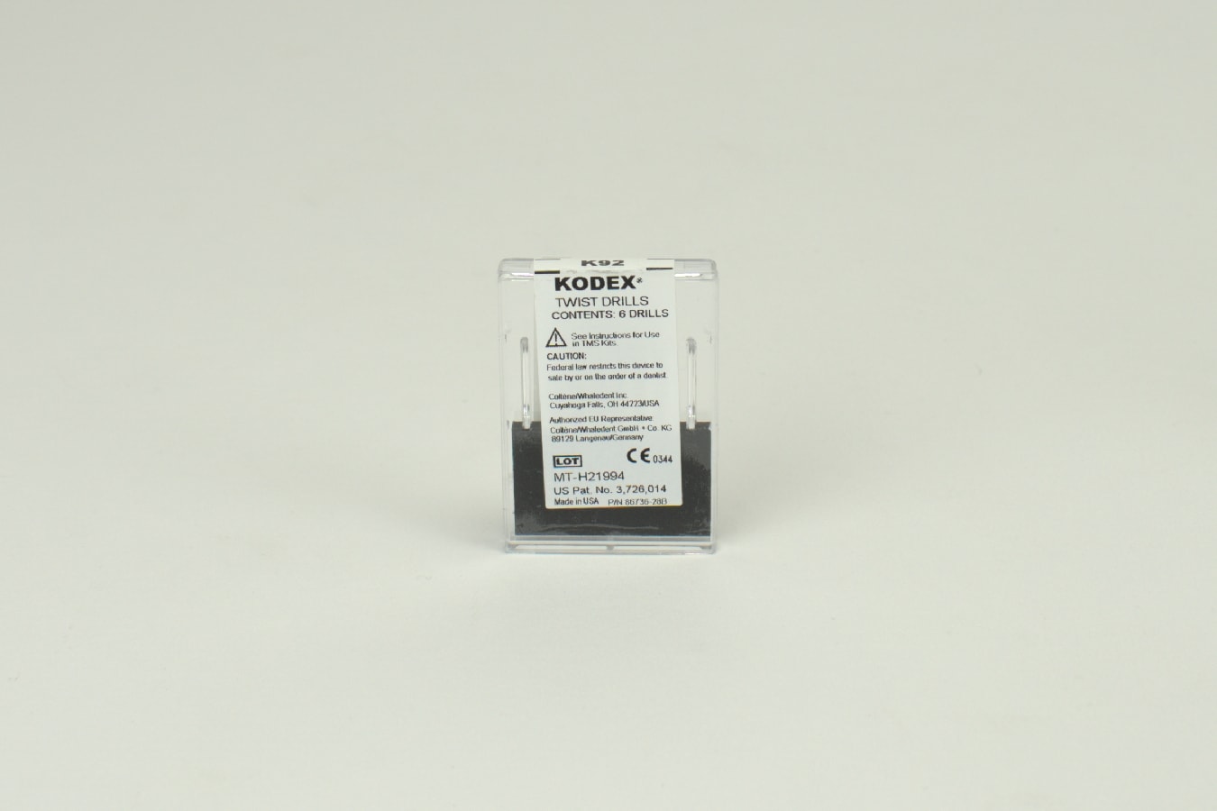 Kodexborr K-92 0,525x2,0mm silver 6st