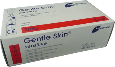 Handske Latex Gentle Skin Sensitive PF M 100st