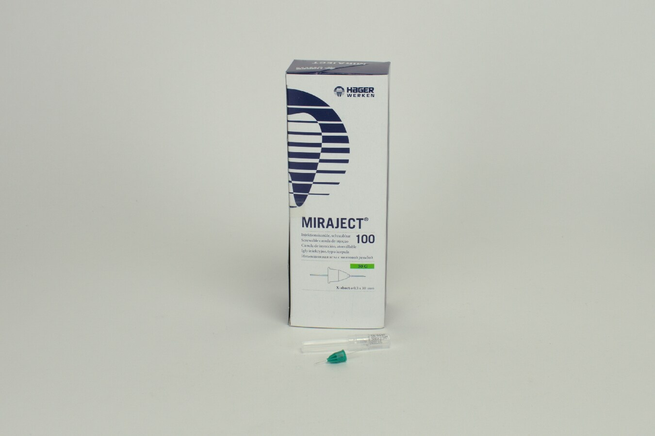 Injektionskanyl Miraject 0,3x10mm 30G 100st