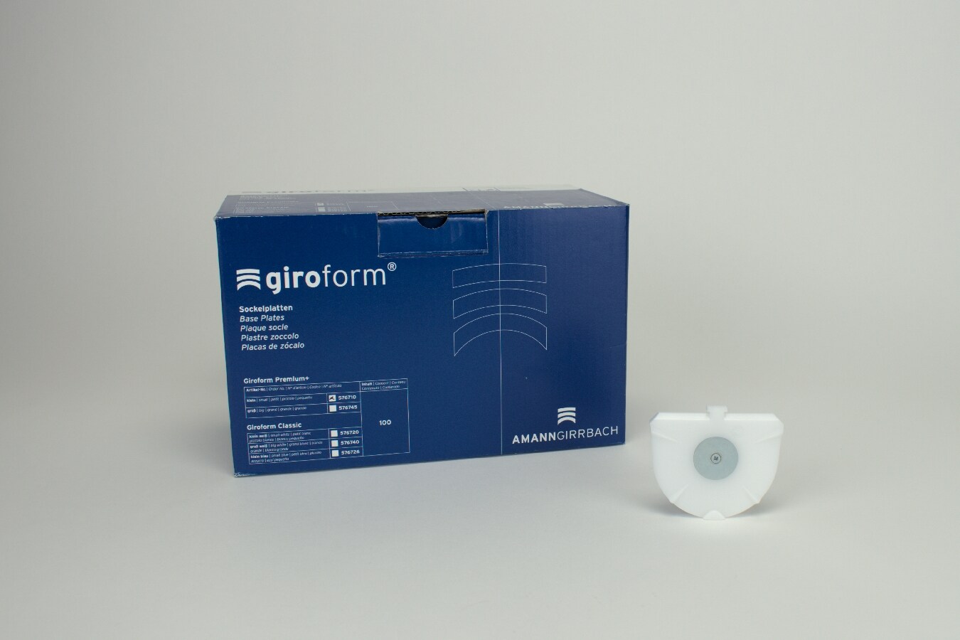 Giroform Premium+ Sockelplattor L 100st