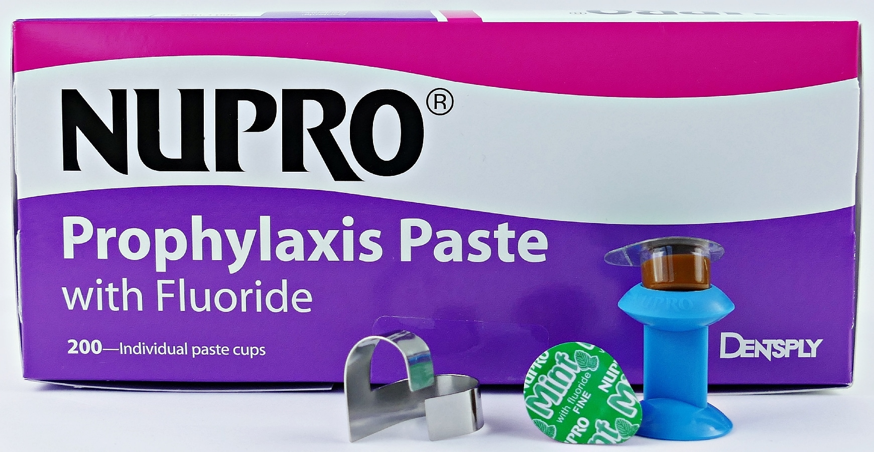 Nupro med fluor mint fin 200x2g Cups Dentalringen