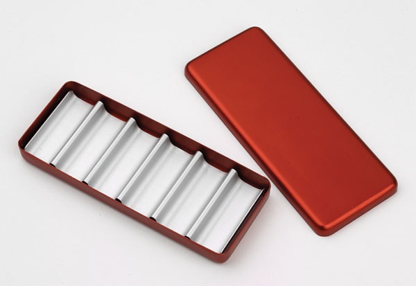 Endobox Aluminium 6 Fack röd