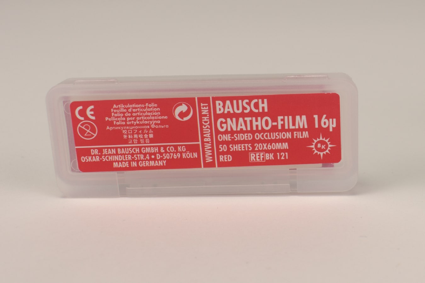 Gnatho-Film röd 20x60 50st