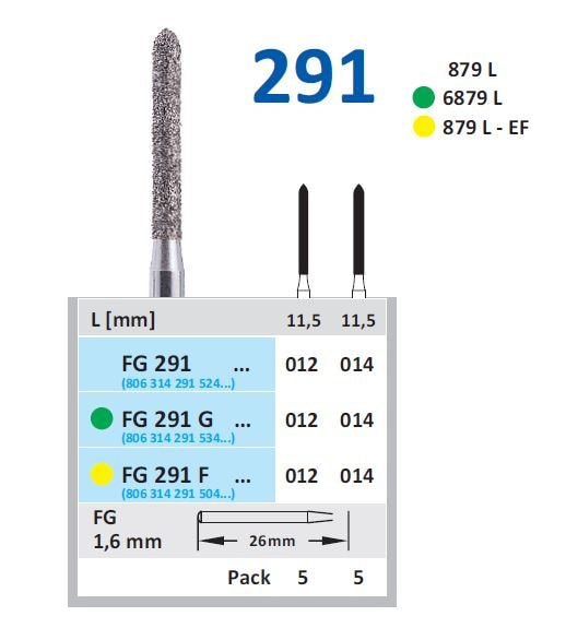 Fg Diamantborr 291 012 G 5st