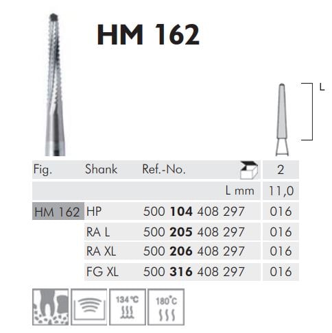 Hst Kirurgiborr HM 162 104 016 2st