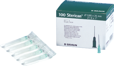 Injektionskanyl Sterican 21G 0,80x25mm 100st