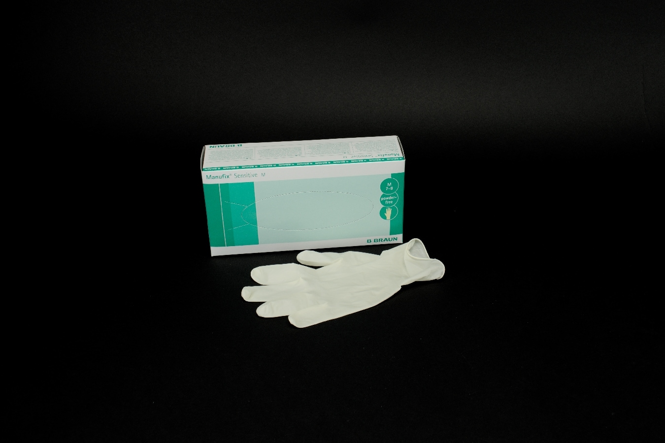 Handske Latex Manufix Sensitive M PF 100st