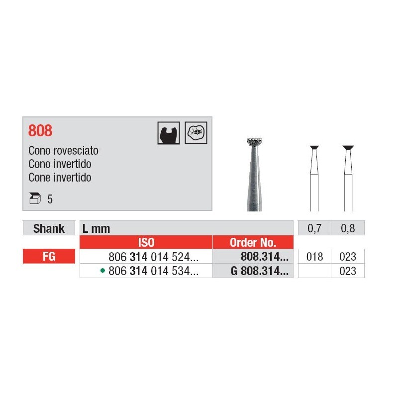 FG Diamantborr 808 314 018 5st