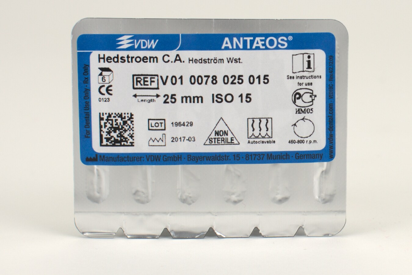 Hedströmsfil 78 VST 15 25mm 6st