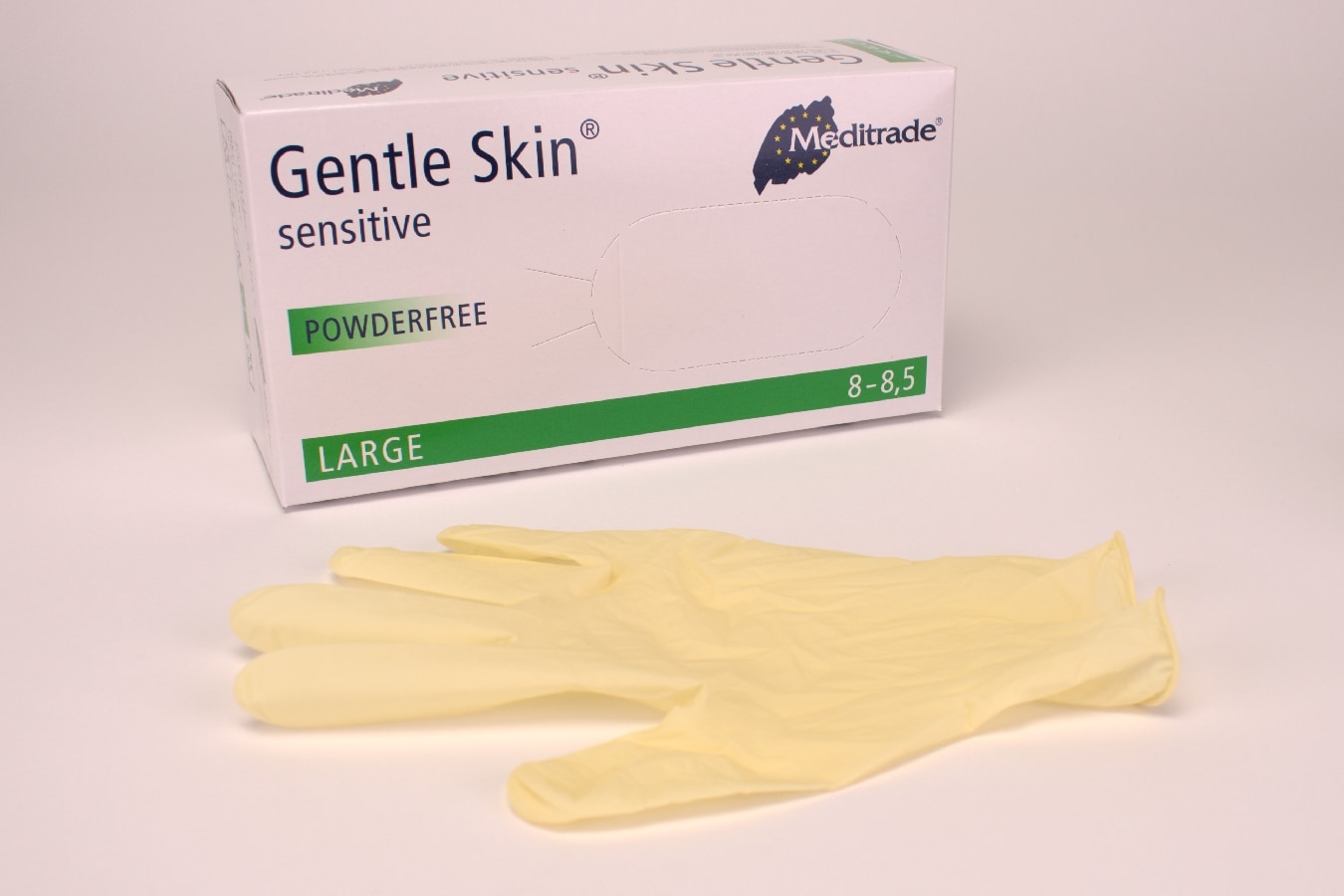 Handske Latex Gentle Skin Sensitive PF L 100st