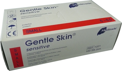 Handske Latex Gentle Skin Sensitive PF L 100st