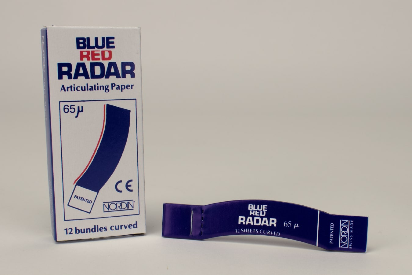 Artikulationspapper Blue/Red Radar böjd 12x12blad