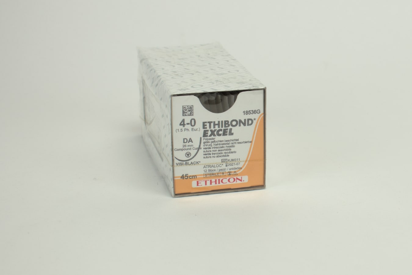 Sutur Ethicon Ethibond Excel 4-0 grön DA VB 12st