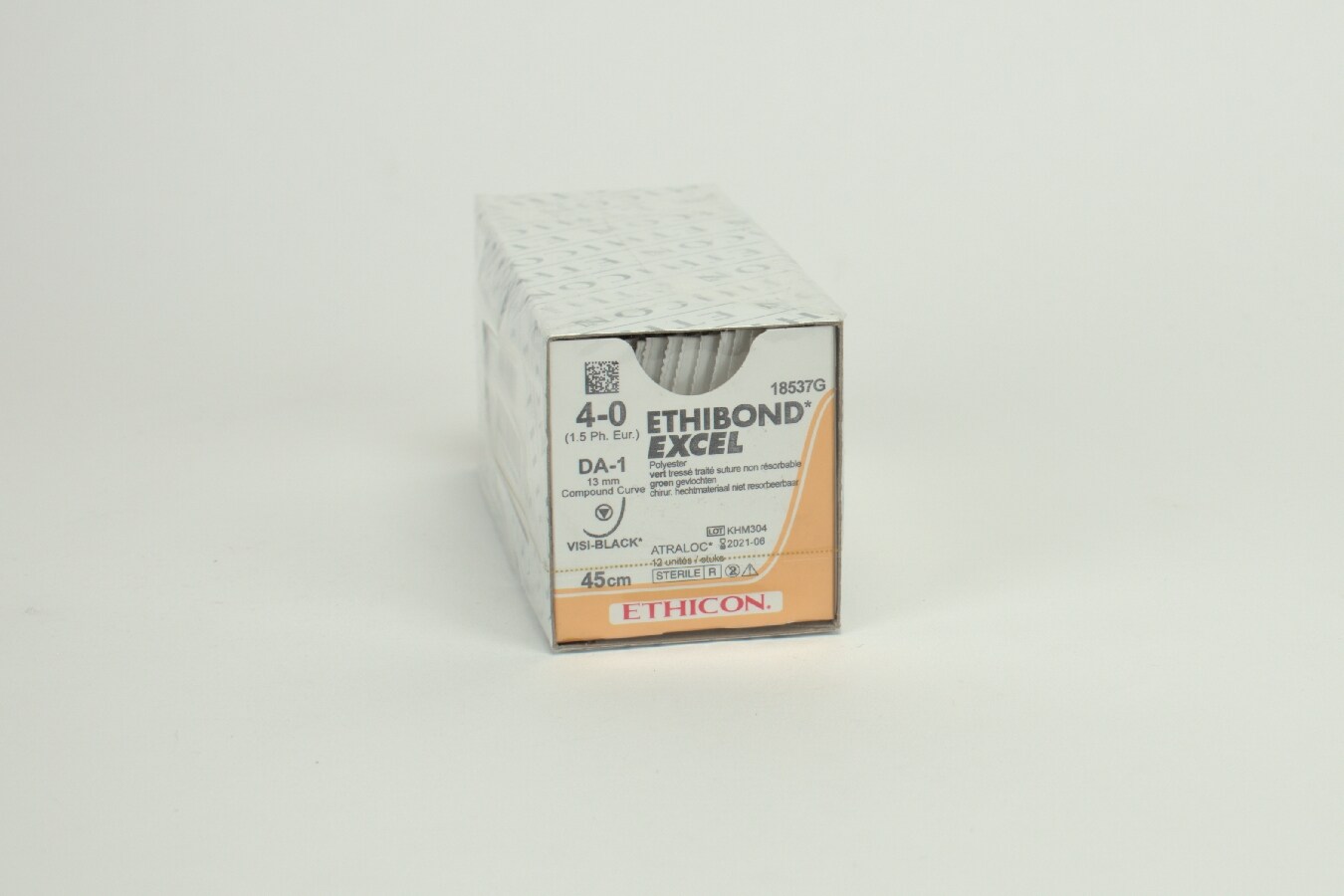 Sutur Ethicon Ethibond Excel 4-0 grön DA-1 VB 12st