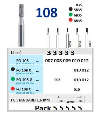Fg Diamantborr 108 007 5st