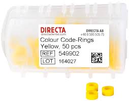 Colour Code ID ring gul 50st